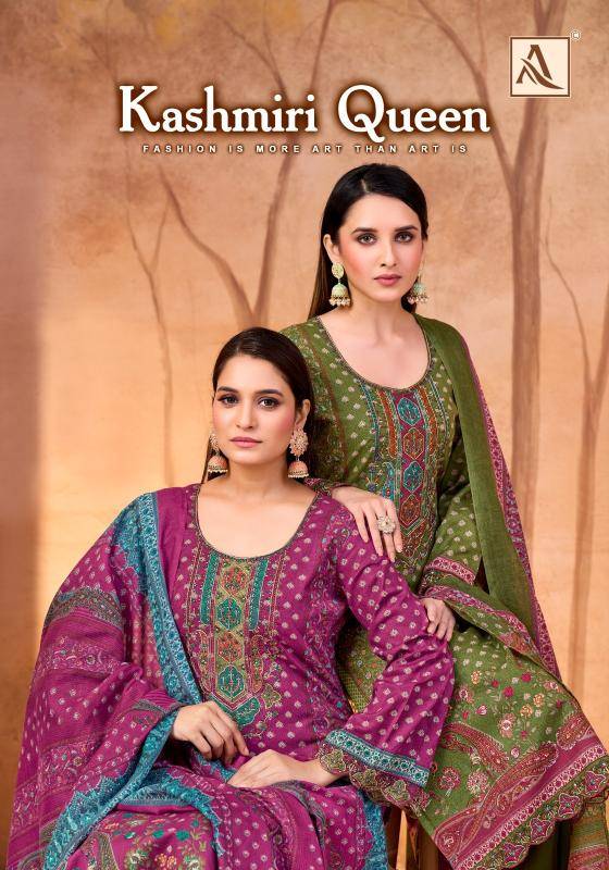 Alok suits kashmiri queen Dress material wholesalers in Kolkata